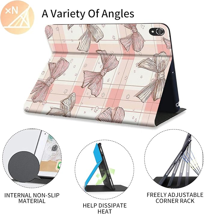 Case for iPad (A16) 11th Generation 11 Inch (2025) for iPad 10th Generation Case 10.9 Inch (2022)Slim Shockproof Shell PU Leather Stand Cover w/Auto Sleep Wake-American Eagle Rebirth of Fire