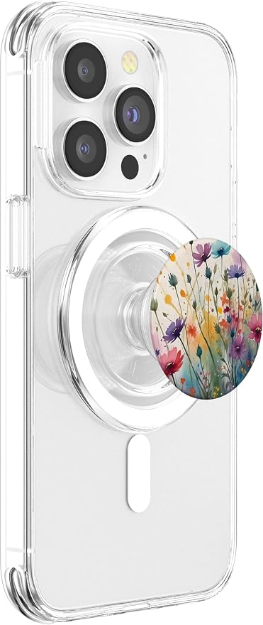 Flower Wildflower Watercolor Floral PopSockets Adhesive PopGrip