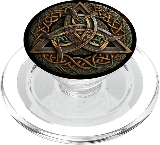 Triquetra Viking Celtic Knot Design PopSockets Adhesive PopGrip