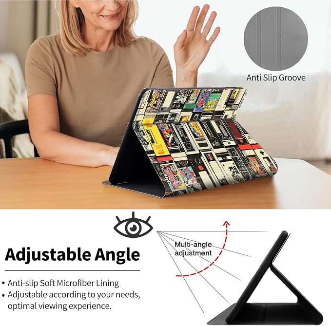 Case for All-New 7 Kindle Paperwhite 12th Gen 2024 &amp Kindle Colorsoft Signature EditionPU Leather Cover with Auto Sleep Wake FeatureAmerican Flag Eagle