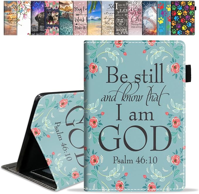 Case for Amazon Fire HD 8/Fire HD 8 Plus Tablet (12th/10th Generation 2024/2022/2020 Release) Premium PU Leather Cover with Auto Sleep Wake African Women