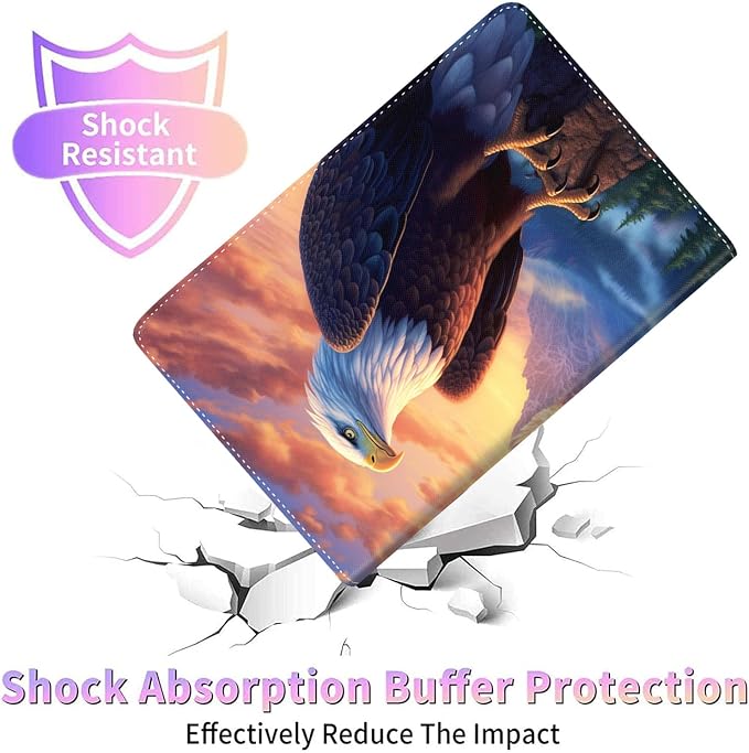 Case for Samsung Galaxy Tab S10 FE Plus 5G Multi-Angle Stand Smart Cover Shockproof with Auto Wake/Sleep for Galaxy Tab S10 FE+ 13.1 Inch (SM-X620/SM-X626B) 2025 Magic Mushrooms Fungus