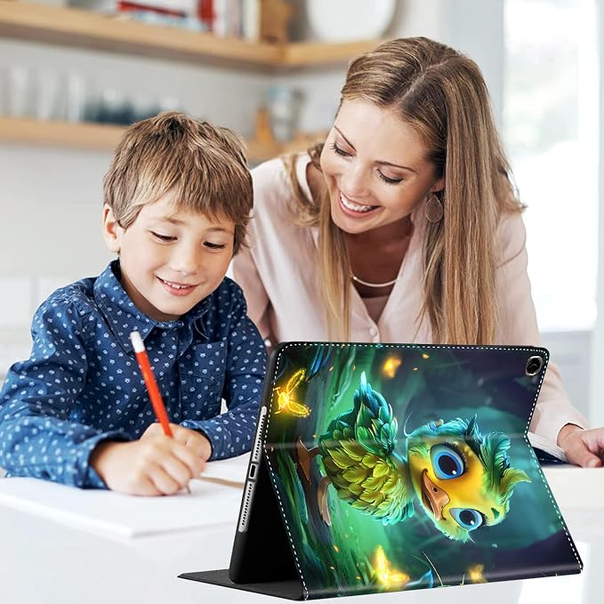 Case for Samsung Galaxy Tab S10 FE Plus 13.1 Inch 2025 Model (SM-X620/X626)Slim Folding Stand Cover with Auto Wake/Sleep for Samsung Galaxy Tab S10 FE Plus ，Painting Autumn Trees
