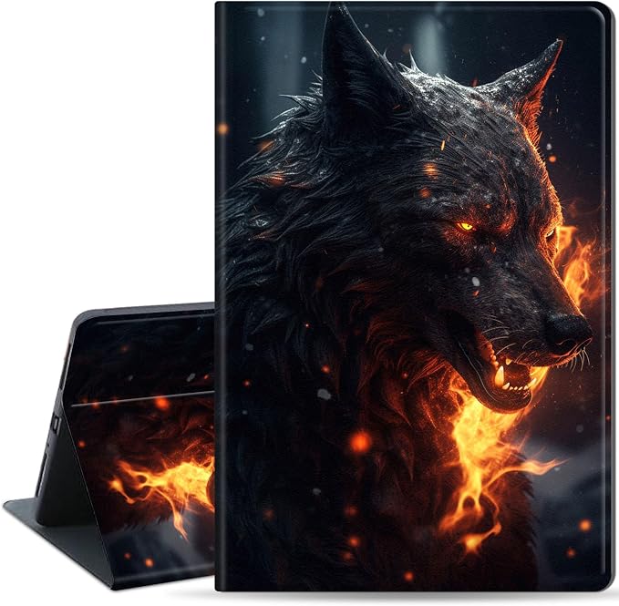 Case for iPad Air 11-inch (M4 2026 / M3 2025 / M2 2024) iPad Air 5th/4th Gen (2022/2020) 10.9 Slim PU Leather Folio Stand &amp Auto Sleep/Wake Protective Smart Cover Tree Fluorescent