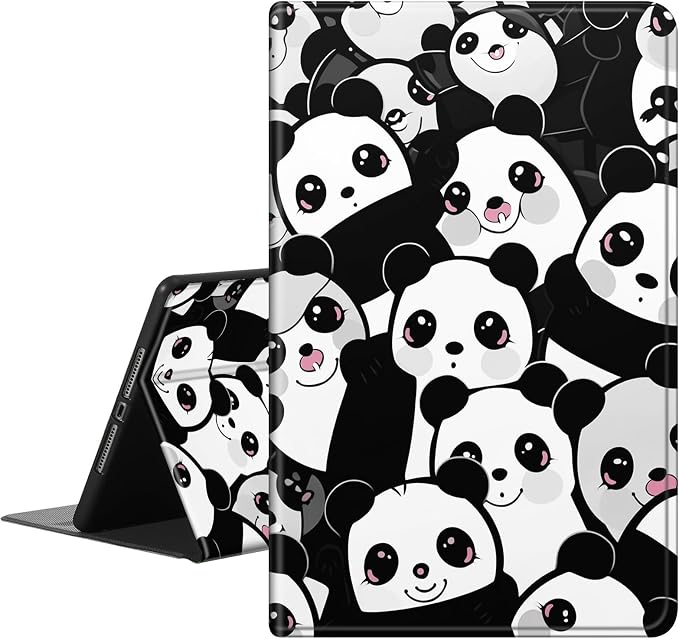 Case for iPad (A16) 11th Generation 11 Inch (2025)iPad 10th Generation 10.9 Inch (2022)PU Leather Slim Standing Smart Coverwith Auto Sleep/WakeBall on Fire