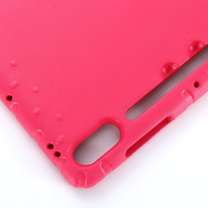Kids Case for Samsung Galaxy Tab S10 FE Plus 13.1 (2025) Techcircle Handle Stand Light EVA Foam Bumper Protective Rugged Drop Protection Child Proof Cover Black