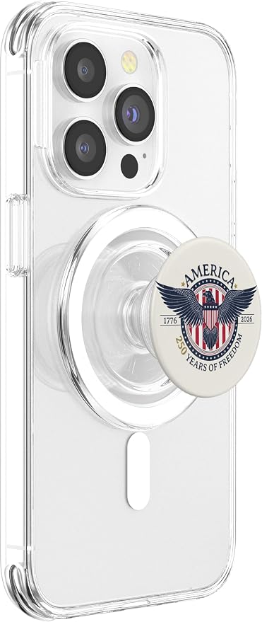 America 250 Years of Freedom Patriotic 250th Anniversary PopSockets Adhesive PopGrip