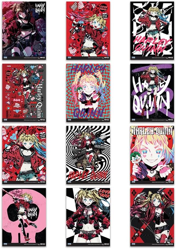 Poster Book - DC Comics - Harley Quinn Anime Poster Book