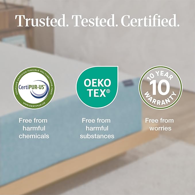 LIFEMENT Basic Full Cooling Gel Infused Memory Foam Mattress in a Box | Medium Firm Bed, Fiberglass Free, Certified Pressure Relief Foam, Cooling Comfort Sleep, 6 Inch