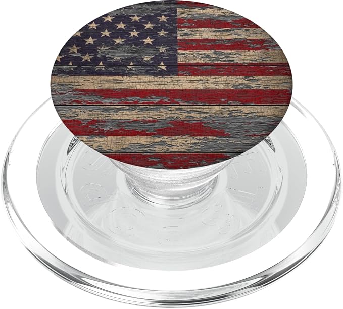 American Flag Weathered PopSockets Adhesive PopGrip