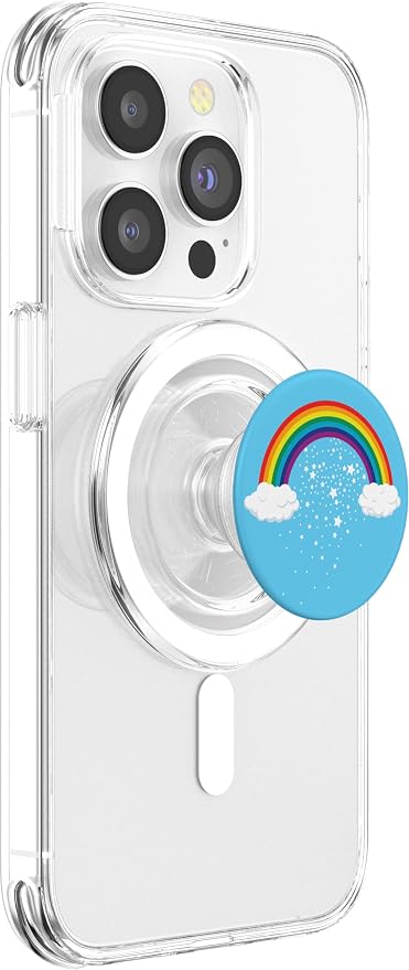 Rainbow Pop Phone Grip for Smartphones &amp Tablets PopSockets PopGrip: Swappable Grip for Phones &amp Tablets PopSockets Adhesive PopGrip