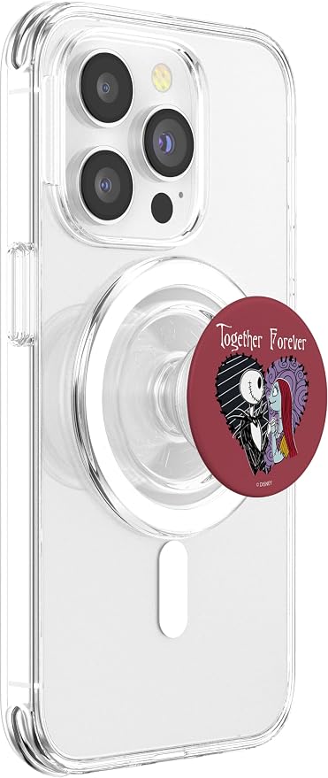 Disney The Nightmare Before Christmas Jack &amp Sally Forever PopSockets PopGrip: Swappable Grip for Phones &amp Tablets