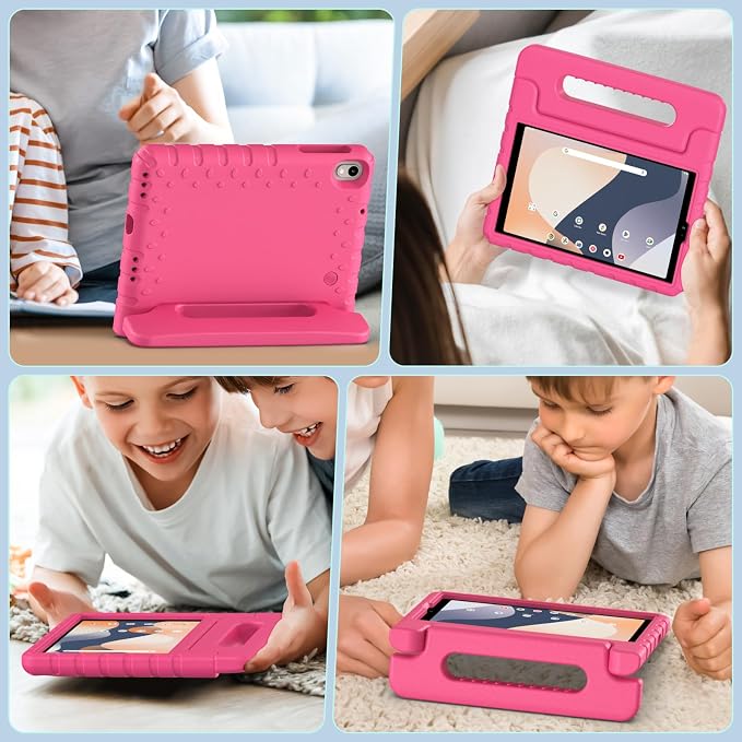Kids Case for Onn 8 inch Tablet Case Gen 4 2024 (Model:100135923) | Foldable handle highly durable odorless and easy to install suitable for children's learning and play.