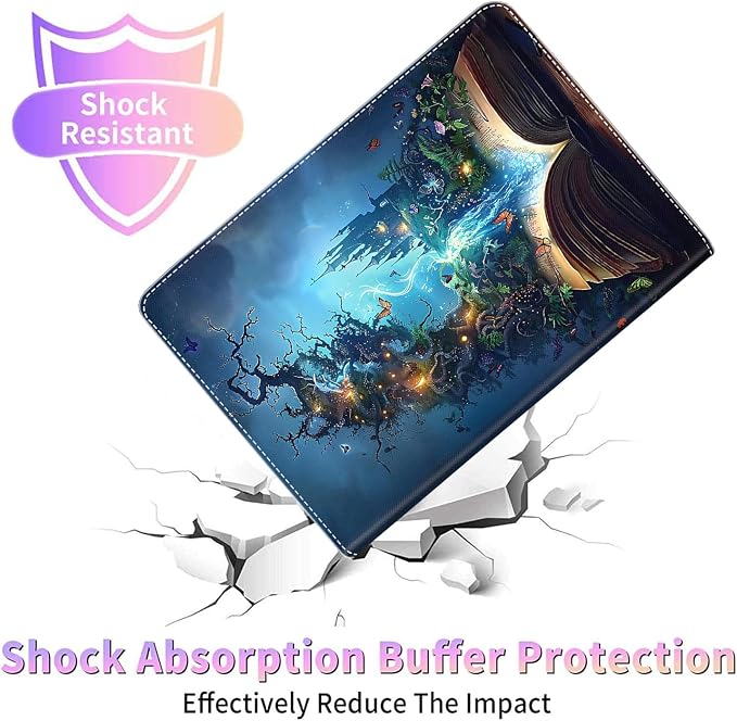 Case for iPad 10th Generation (2022 Release) 10.9 Inch Durable Shockproof Protective Cover for New iPad 10th gen 10.9 2022 Elephant Sunflower
