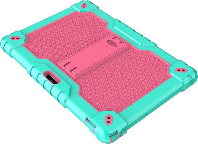 case for Dragon Touch Notepad K10 MAX10 Plus Case Built in Stand Shoulder Strap for FEONAL K118 K101 Veidoo T80 Plus 10.1 inches Tablet (Black/Black)