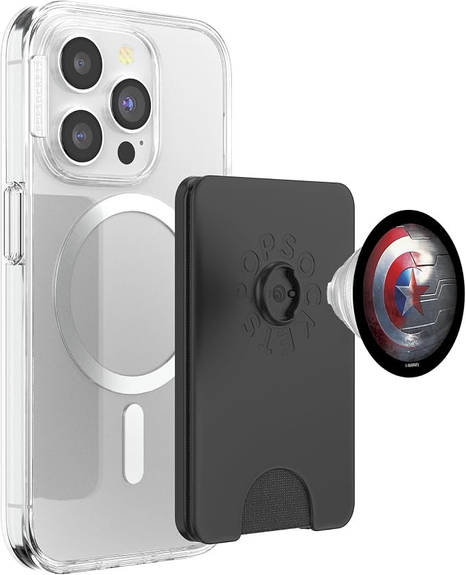 Marvel Captain America Transforming Shield PopSockets Adhesive PopGrip