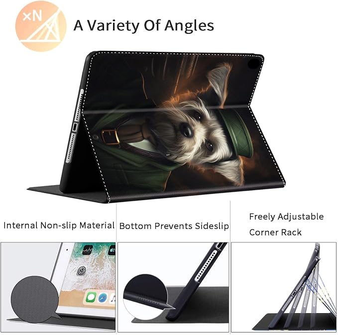 Case for iPad Pro 11 Inch 2022/2021/2020 (4th/3rd/2nd Gen) for iPad Air 5th / 4th Generation 10.9 Inch (2022/2020) Durable Shockproof Protective Cover，Black Woman Queen Afro Design