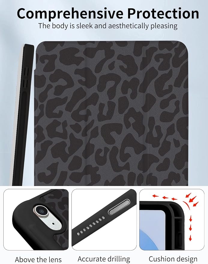 Case for iPad 9th/ 8th/ 7th Generation Case 10.2&amp10.5 Inch (2021/2020/2019 Release) Slim Lightweight Soft Trifold Back Cover with Pencil Holder &amp Auto Sleep/Wake CoverBeige Checkered
