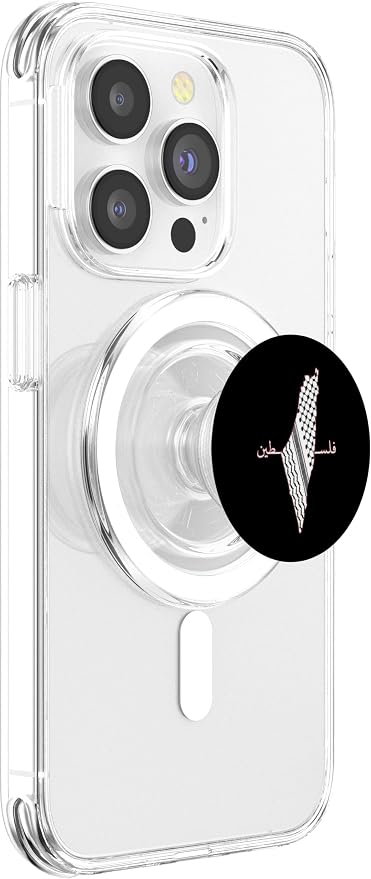 Keffiyeh Palestine Map Arabic Scarf Shemagh Palestinian Flag PopSockets PopGrip for MagSafe