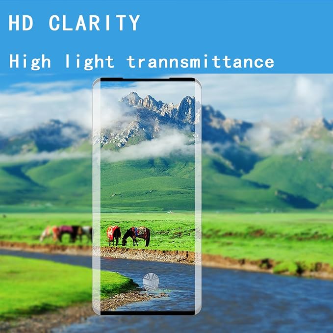[4 Pack] Tempered Glass Screen Protector for Samsung Galaxy Note 10 | Tempered Glass Scratch Resistant Easy-Install Bubble Free Anti-Fingerprint