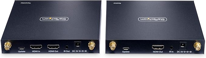 StarTech.com Wireless HDMI Extender, 4K 60Hz, Transmitter and Receiver Kit, Up to 165ft (50m), No Line-of-Sight Required