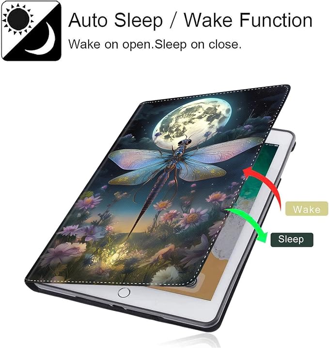 Case for Galaxy Tab A9 Plus ， Auto Sleep/Wake Multi-Angle Viewing Slim Folio Stand Cover for Samsung Galaxy Tab A9+/A9 Plus 11 Inch 2023 (SM-X210/X216/X218) Magic Mushrooms Fungus