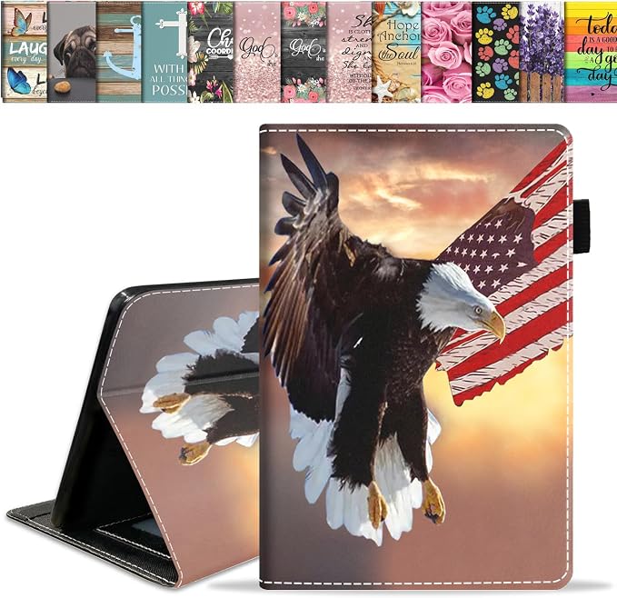 Case for Kindle Fire HD 10 Tablet 10.1 (9th/7th Generation 2019/2017 Release) - Slim PU Leather Stand Flip Cover with Card Slot &amp Pencil Holder Basketball Surface