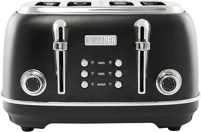 Haden Heritage 4 Slice Wide Slot Stainless Steel Toaster