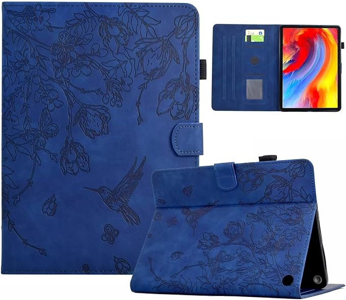 Case for Kindle Fire HD 10 &amp Fire HD 10 Plus 13th/11th Generation 2023 2021 | Synthetic Leather Flip Folio Stand Cover with Auto Wake/Sleep for Kindle Fire HD 10 &amp Fire HD 10 Plus Beach