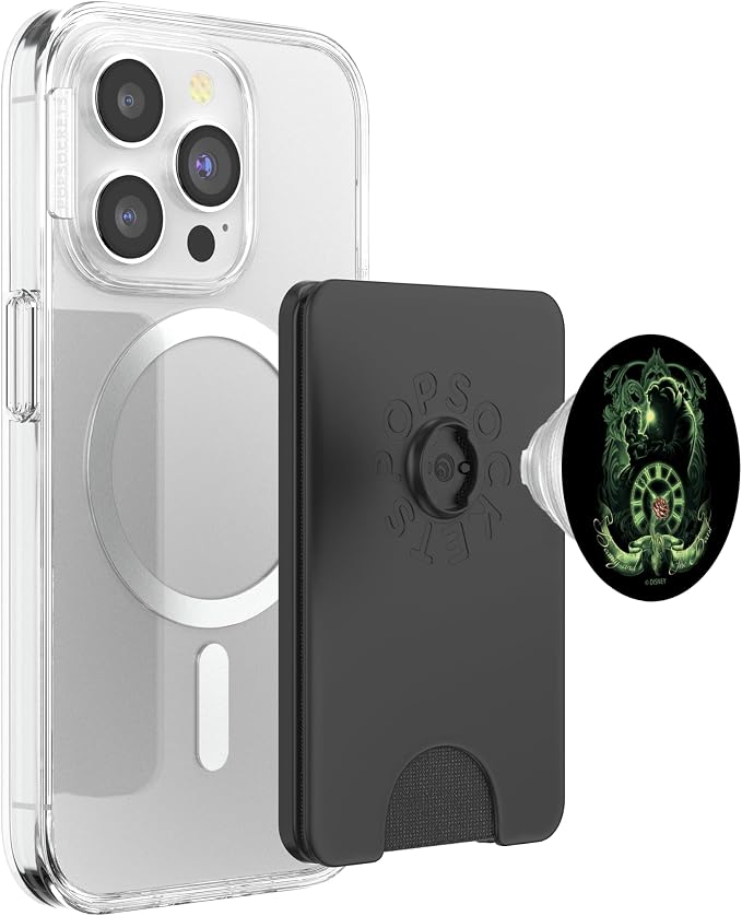 Disney Beauty and The Beast Green Hue Silhouette PopSockets Adhesive PopGrip
