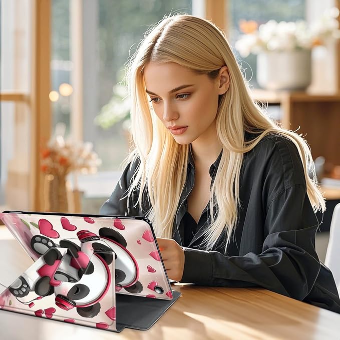 for Amazon Fire Max 11 2023 Release Table Case 11'' Rotating Auto Wake Sleep Leather Table Case for Amazon Fire Max 11 2023 Release Stand Bird Flowers Design for Woman Man