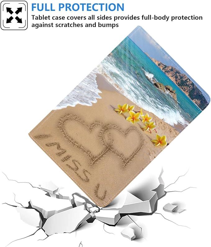 Case for Samsung Galaxy Tab S10 Lite 10.9/ S10 FE 10.9/ S9 FE 10.9/ S9 11 Slim PU Leather Stand Folio Cover with Auto Sleep Wake American Flag