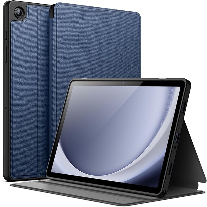 JETech Folio Case Cover for Samsung Galaxy Tab A9 Plus 11 Black | Multi-Angle Stand Cover Slim Protective Cover Auto Wake/Sleep