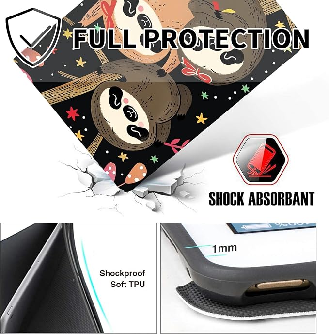 for 10.1 Amazon Fire HD 10 Tablet (13th Generation 2023 Release)PU Leather Multi-Angle Anti Slide Stand Cases with Auto Wake/SleepAnimals Dog Paws Galaxy