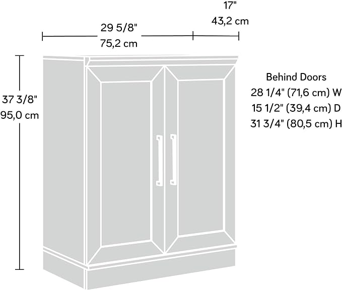 Sauder HomePlus Base Cabinet/ Pantry cabinets, Dakota Oak finish