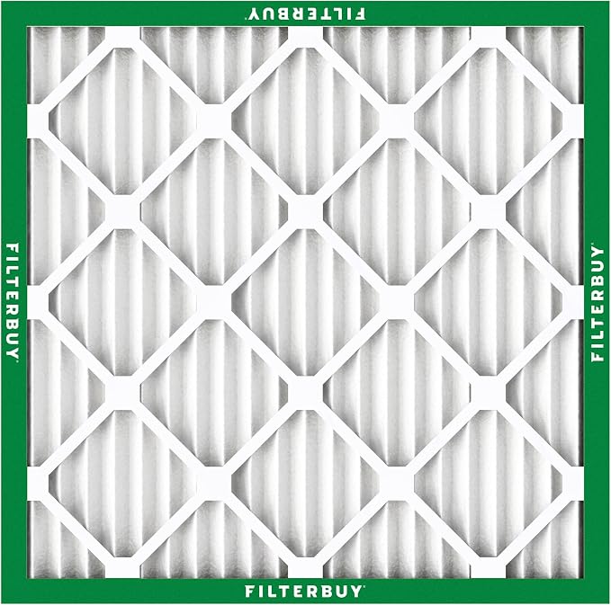 Filterbuy 20x20x1 Air Filter MERV 8 Essential Dust & Allergy Defense,