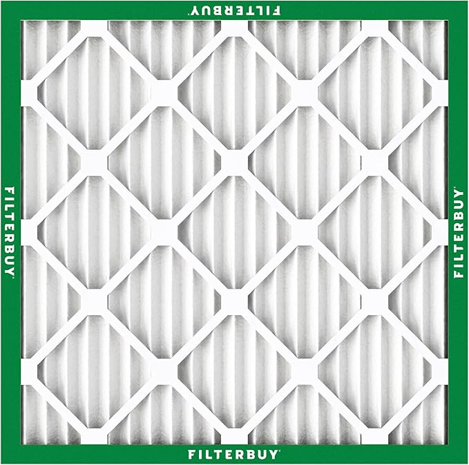 Filterbuy 18x18x1 Air Filter MERV 8 Essential Dust & Allergy Defense,