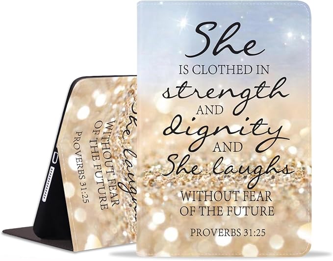 for iPad mini 1 2 3 4 5 Case Stay Positive Work Hard and Make It Happen Inspirational Quote Slim Lightweight PU Leather Stand Cover with Auto Wake/Sleep for iPad mini 5th/4th Gen 7.9 Inch