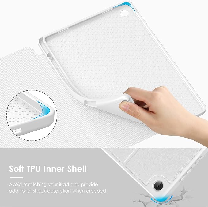 Case for Samsung Galaxy Tab A11+ Plus 11 inch 2026 Model (SM-X230/X236)Multiple Angles Stand CoverSoft BackPencil Holderand Auto Sleep/WakeBlack