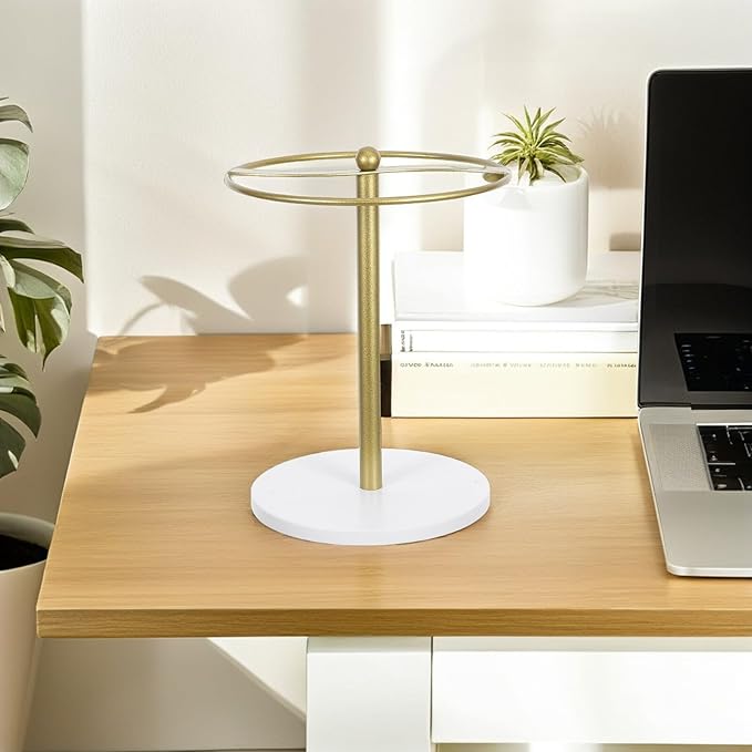 Sunglasses Storage Rack with Metal Frame and Pine Wood Base, Glasses Holder Stand for Eyewear Display and Desktop Organization, Sunglass Organizer Suitable for Home and Office