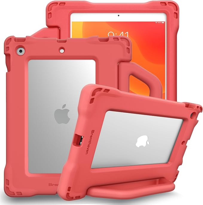 Brenthaven Bounce Rugged iPad Case Fits ONLY Apple 11th Gen 2025 &amp 10th Generation 2022 (10.9-inch) Drop Tested Cover - Gray