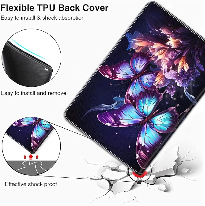 Case for iPad 10.2/10.5，iPad 9th/8th/7th Gen，for iPad 10.2 inch 2021/2020/2019/iPad Air 3rd Gen/Pro 10.5 - Slim Fit Standing Cover with Auto Sleep/Wake，Enchanted Forest 2