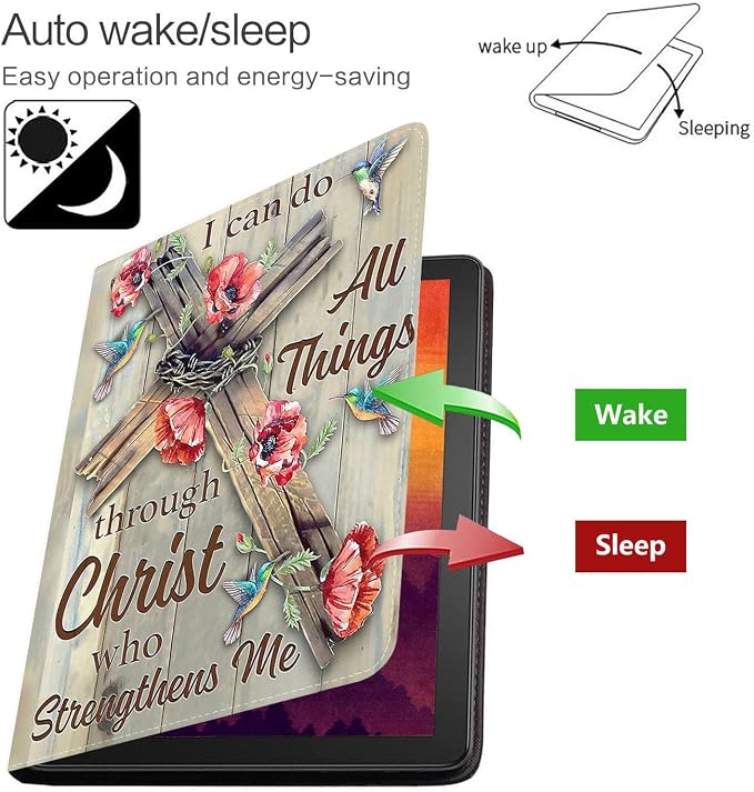 Case for Samsung Galaxy Tab S10 Lite/ S10 FE/ S9 FE 5G 10.9 Inch/ S9 11 Inch - Slim PU Leather Folding Stand Folio Cover with Auto Sleep/Wake American Flag &amp Bullets