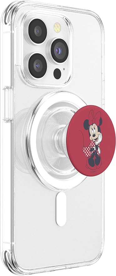 Disney Mickey and Friends Minnie Mouse Red Polka Dot Dress PopSockets Adhesive PopGrip
