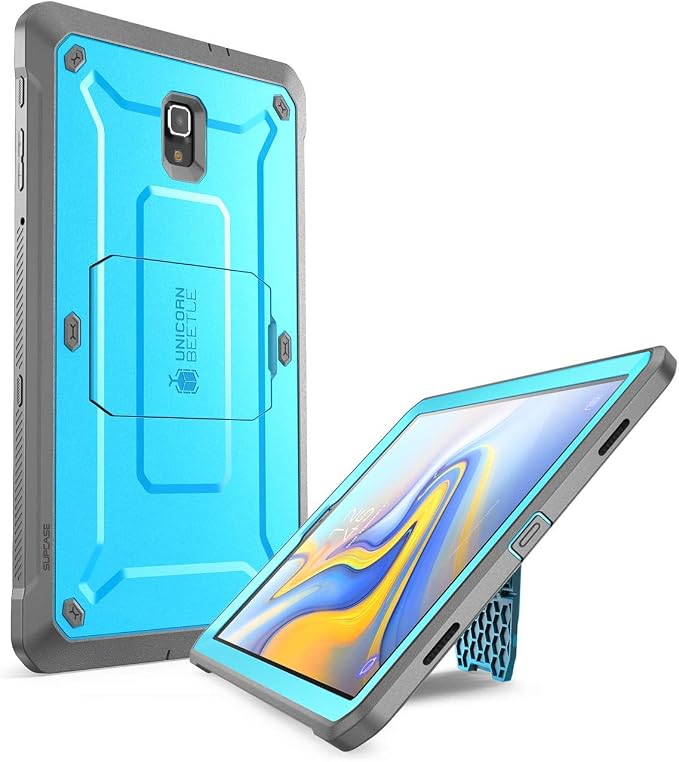 SUPCASE for Samsung Galaxy Tab A 10.5 Inch Case 2018 (Unicorn Beetle Pro) [Built-in Screen Protector &amp Stand] Heavy Duty Rugged Protective Tablet Cover for Galaxy Tab A 10.5 SM-T590/T595/T597 Bl