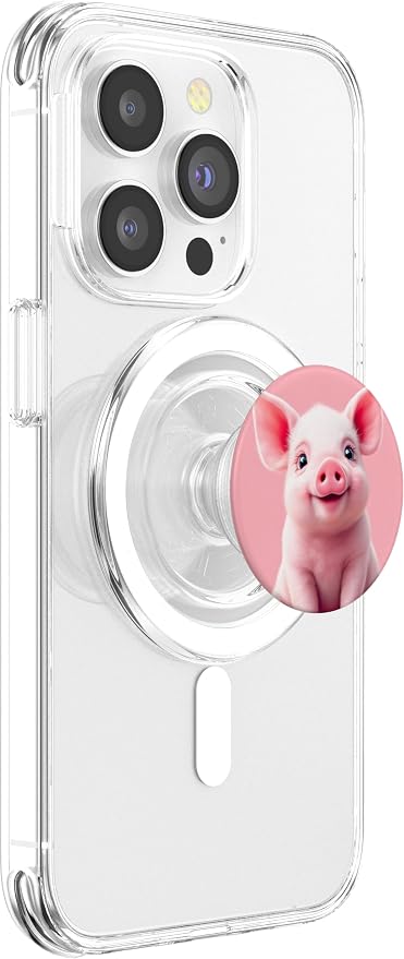 Cute Pig Pink Pig | Piglet PopSockets Adhesive PopGrip