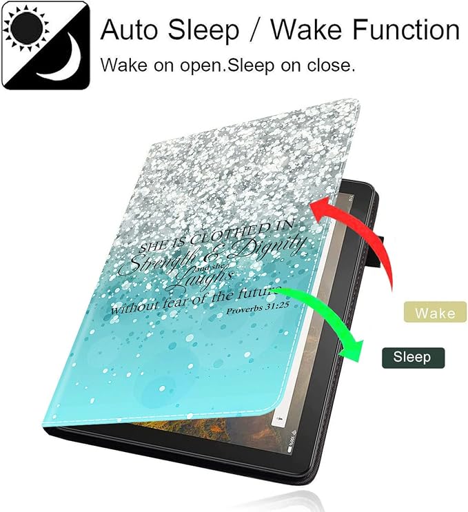 Case for Amazon Fire HD 8 &amp Fire HD 8 Plus Tablet (Fits Both 12th/10th Generation 2022/2020 Release)- Premium Leather Standing Cover with Auto Sleep/Wake Jungle