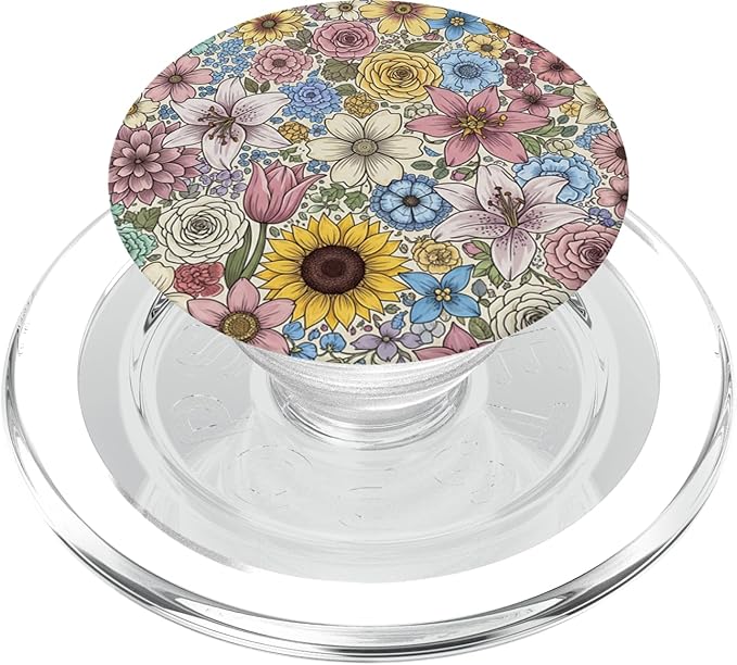 PopSockets Floral Phone Grip &amp Stand – Floral Field PopSockets PopWallet for MagSafe