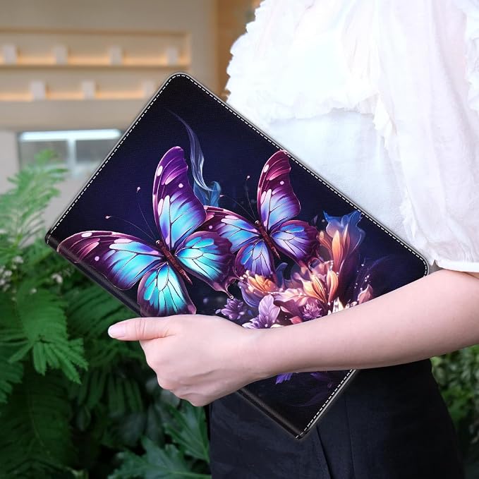 Case for iPad 10.2/10.5，iPad 9th/8th/7th Gen，for iPad 10.2 inch 2021/2020/2019/iPad Air 3rd Gen/Pro 10.5 - Slim Fit Standing Cover with Auto Sleep/Wake，Enchanted Forest 2