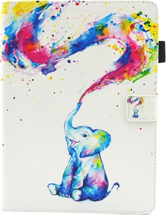 for Apple iPad 10.2 Case 2021/2020/2019 iPad 9th/8th/7th Generation Smart Cover with Pencil Holder [Auto Wake/Sleep] PU Leather Stand Folio Tri-fold Shockproof Thin Shell Colored Graffiti